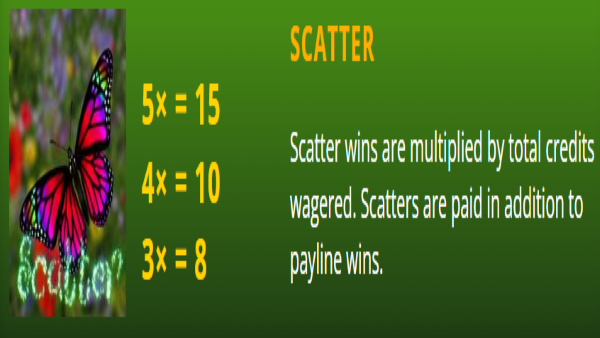Scatter Symbol Wins on Big Dollar Casino Fairy Dust Forest Slot Game Screenshot
