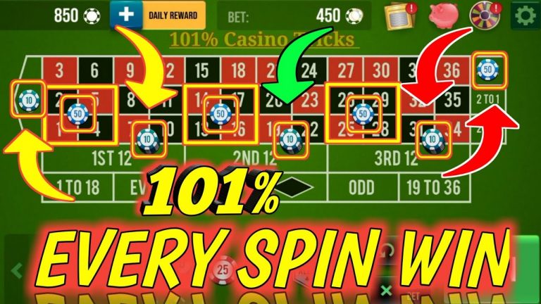 101% Every Spin Win || Roulette Strategy To Win || Roulette