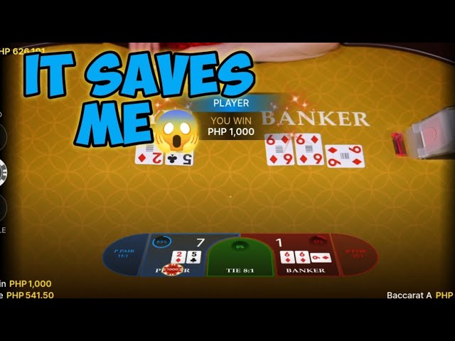 BACCARAT | 5th & 6th Card Pattern Saves ME , I almost loss using Eskalera. I am just lucky Guy