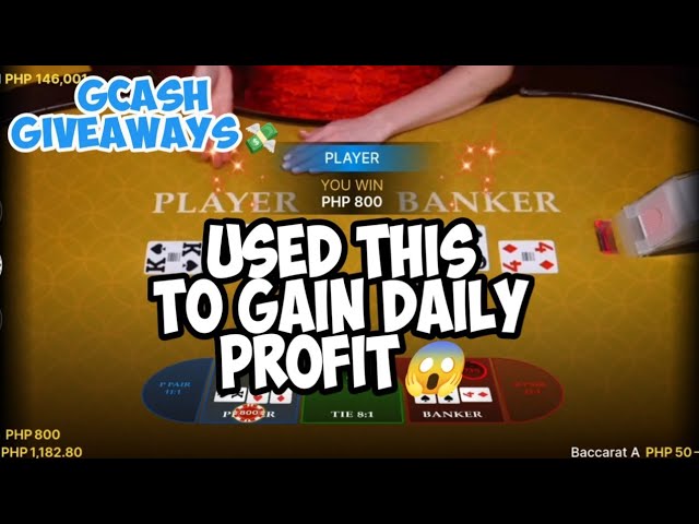 BACCARAT | I JUST USED THIS PATTERN AND I GAIN DAILY PROFITS | GCASH GIVEAWAYS description box