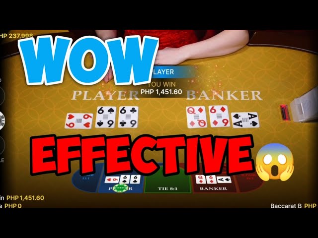 BACCARAT | IT IS EFFECTIVE! I JUST COMBINED THE TWO STRATEGIES (5TH & 6TH CARD AND THE 6&8 PATTERN)