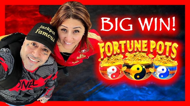 BIG WIN on New Slot Game Dragon’s Law Fortune Pots!!