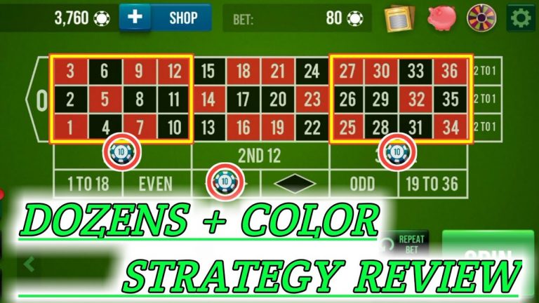 Dozens + Color Roulette System Review || Roulette Strategy To Win || Roulette Tricks