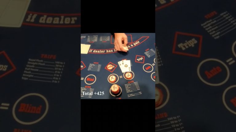 Full Length Ultimate Texas Holdem Out On The Great American Gambler! Subscribe and Watch!! #shorts