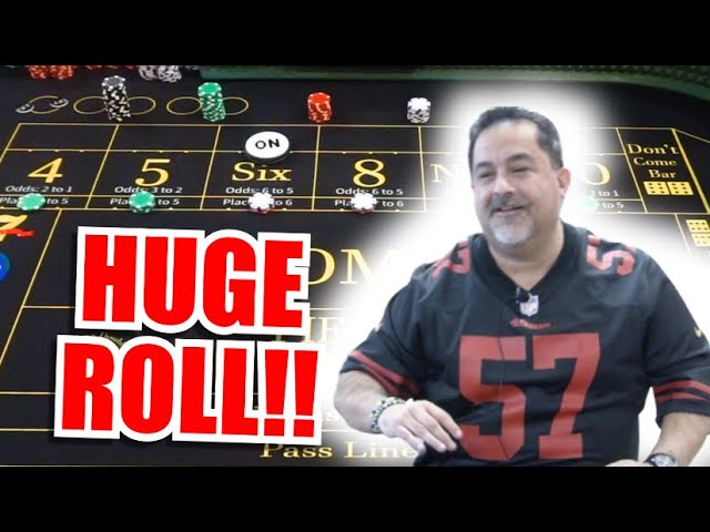 HUGE ROLL!! 30 Roll Craps Challenge – WIN BIG or BUST #265