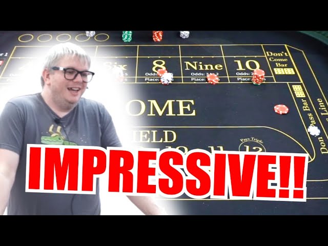 IMPRESSIVE MOVES 30 Roll Craps Challenge – WIN BIG or BUST #273