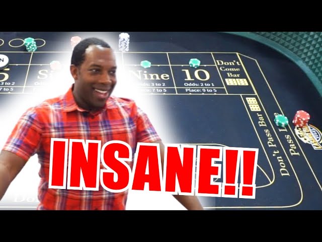 INSANE BETS 30 Roll Craps Challenge – WIN BIG or BUST #275