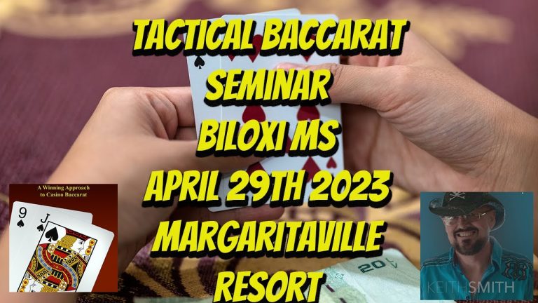 Kevin and Keith on the Tactical Baccarat Seminar Biloxi MS April 29th 2023