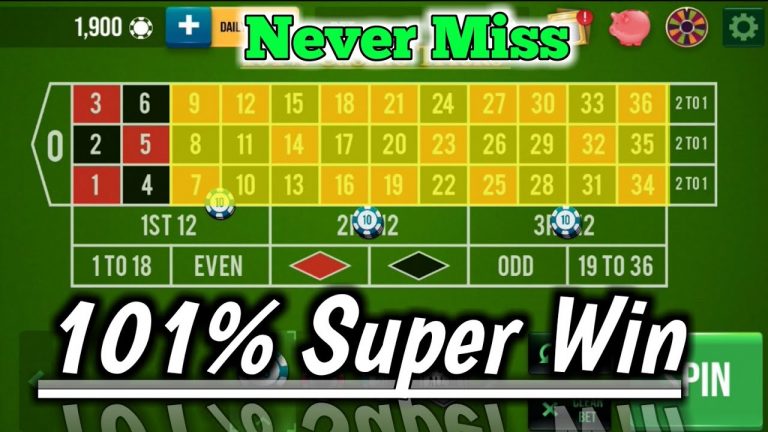 Never Miss 101% Super Win || Roulette Strategy To Win || Roulette