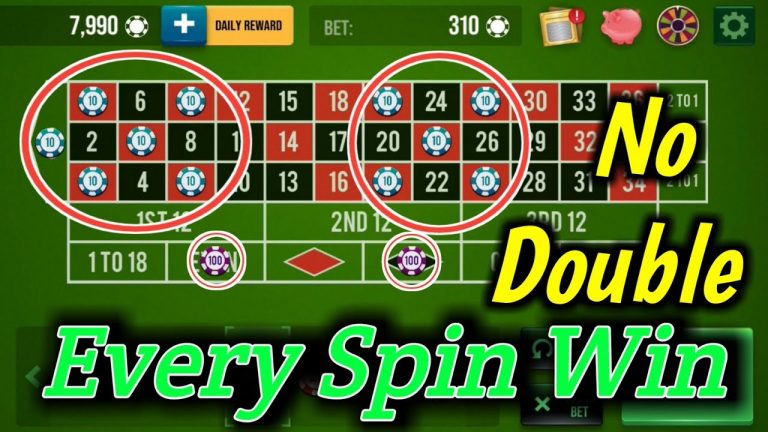 No Double Every Spin Win || Roulette Strategy To Win || Roulette Tricks