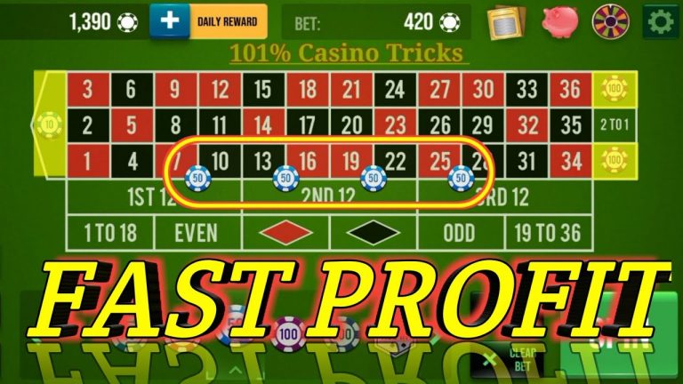 Roulette Fast Profit Trick|| Roulette Strategy To Win || Roulette