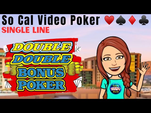 Single Line Double Double Bonus Video Poker E115 #videopoker,#casino,#gambling,#pechanga