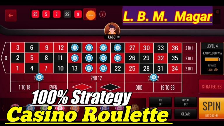 100% Strategy Casino Roulette || Roulette Strategy To Win || Roulette Casino