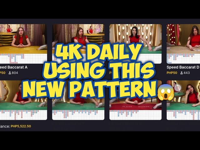 BACCARAT PATTERN | GETTING 4K DAILY USING MY PATTERN| 99.9% WIN RATE