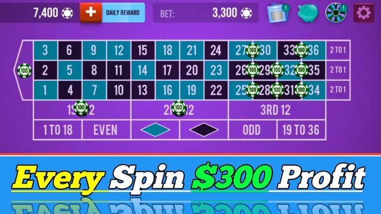 Every Spin $300 Profit || Roulette Strategy To Win || Roulette