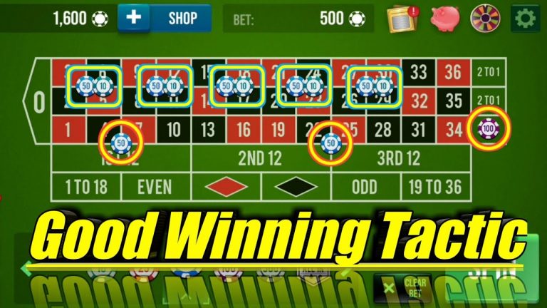 Good Winning Tactic || Roulette Strategy To Win || Roulette