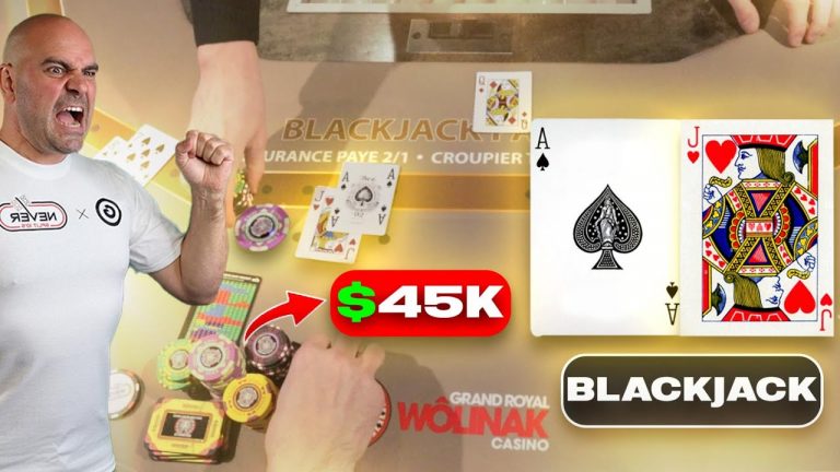 INSANE $45,000 Blackjack UPS – E241