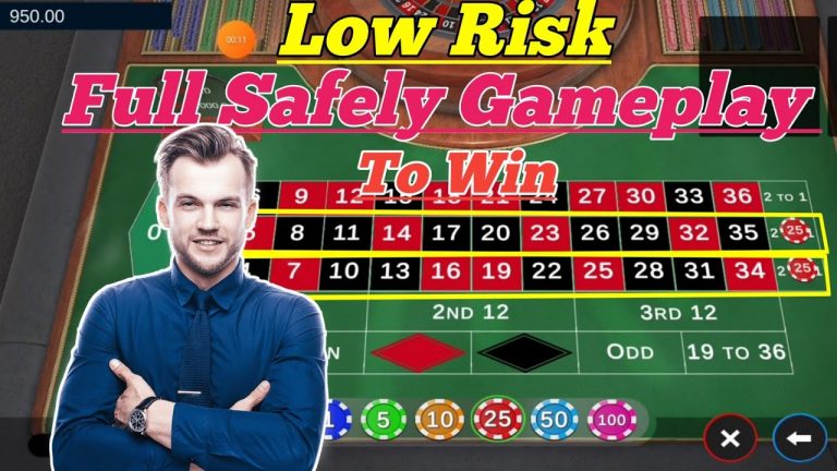 Low Risk Full Safely Gameplay To Win || Roulette Strategy To Win || Roulette Tricks