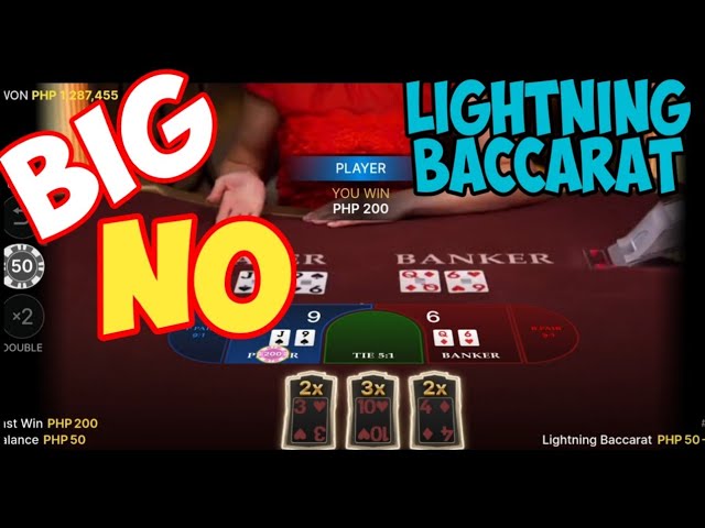 MY FIRST TIME PLAYING LIGHTNING BACCARAT AND I USED MY 5th-6th Card and 6-8 PATTERN, THEN BUSTED