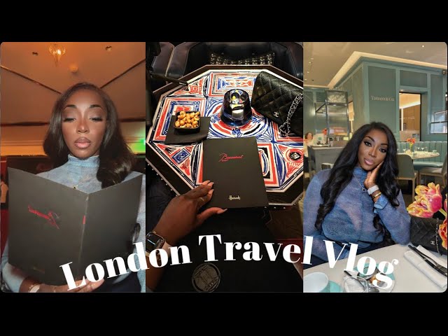 Travel Vlog | 34 Hours in London!! Tiffany Blue Box Cafe + Baccarat Cafe + 1st PR Unboxing & More!