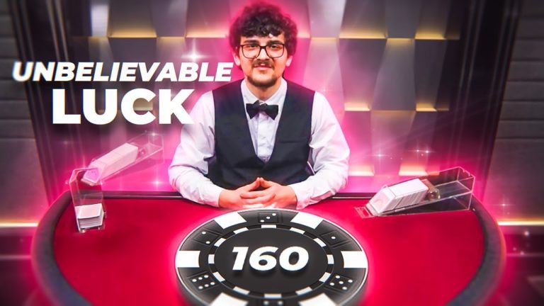 UNBELIEVEABLE LUCK ON BLACKJACK LIVE…