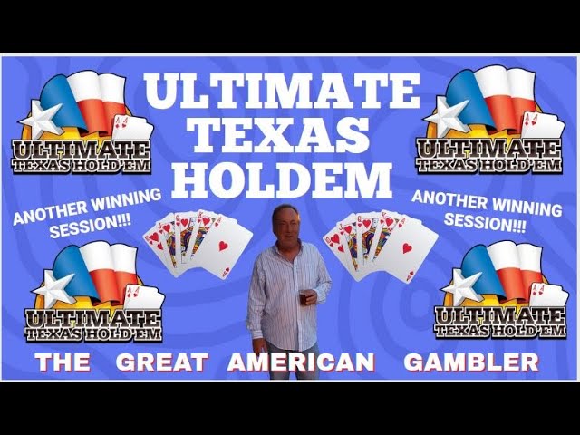 Ultimate Texas Holdem With The Great American Gambler!! Another Big Win!!! Let’s Go!!!