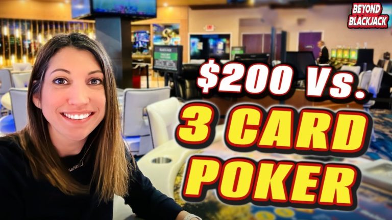 $200 Vs. Three Card Poker – What You Can Expect * Seven Feathers Casino #3cardpoker #poker #casino