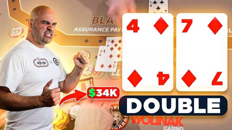 $34,000 Blackjack Double POT Crazy – E243