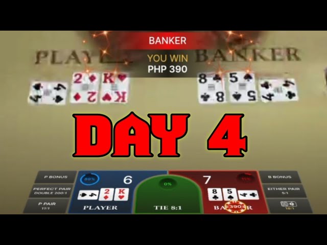 BACCARAT | DAY 4 – 500 to 5000 Challenge