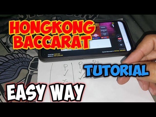 BACCARAT STRATEGY| HONGKONG BACCARAT STRATEGY TUTORIAL WITH ACTUAL GAME VIDEO