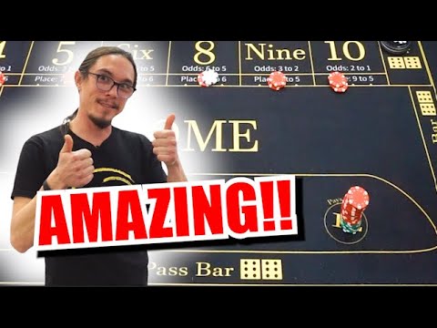 BIG WAGERS 30 Roll Craps Challenge – WIN BIG or BUST #297