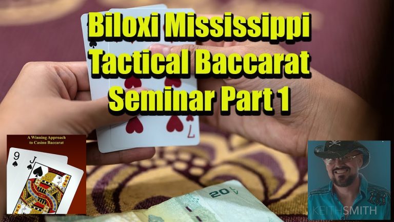 Tactical Baccarat Seminar From Biloxi Mississippi