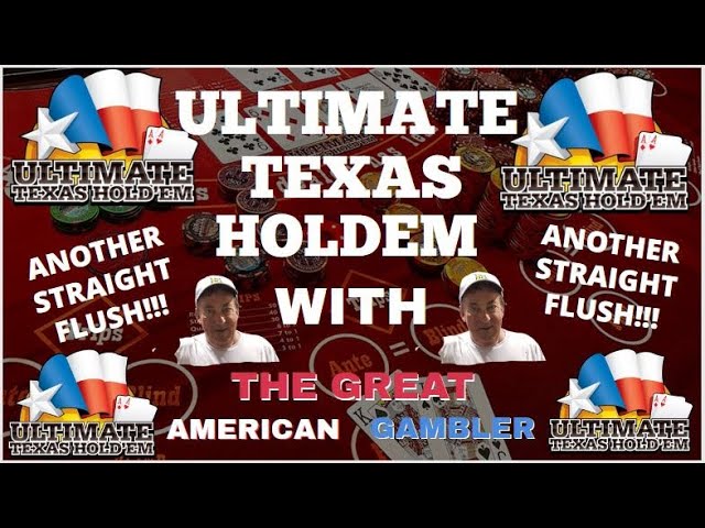 Ultimate Texas Holdem With The Great American Gambler! Take the Money and Run! Let’s Go!!!