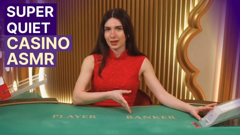 Unintentional ASMR Casino WOW! SUPER Quiet & Soft Spoken Baccarat