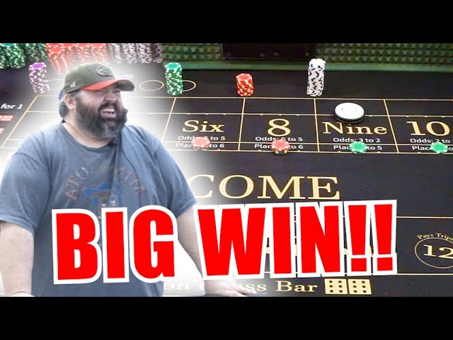 BIG WIN 30 Roll Craps Challenge – WIN BIG or BUST #308