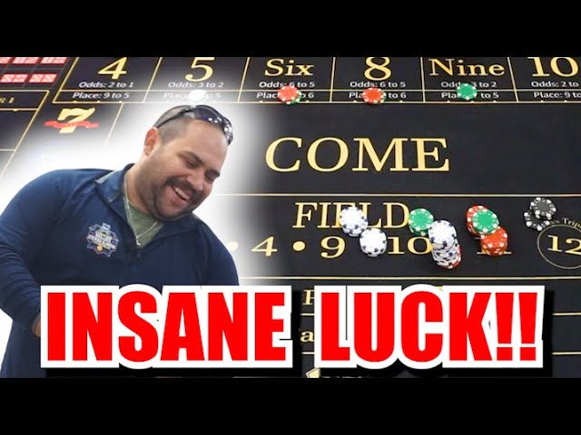 INSANE LUCK 30 Roll Craps Challenge – WIN BIG or BUST #305