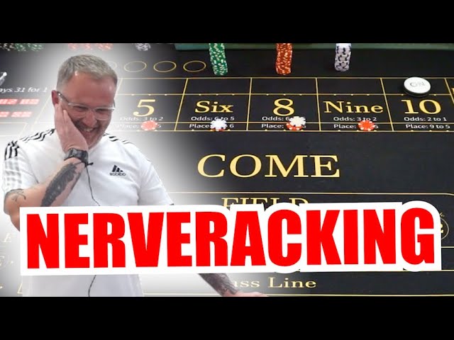 NERVERACKING 30 Roll Craps Challenge – WIN BIG or BUST #307