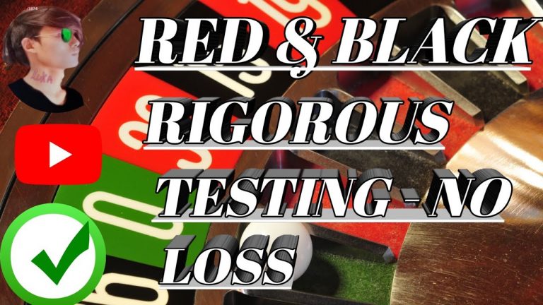 RED AND BLACK RIGOROUS TESTING – NO LOSS || Roulette Strategy To Win #best #viralvideo #money