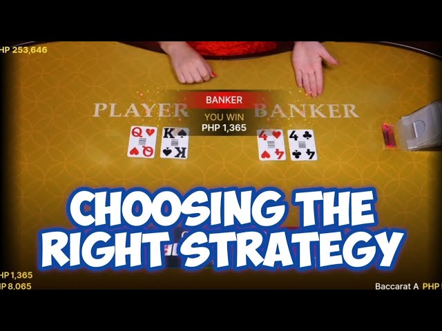 200 GCASH – BACCARAT STRATEGY | CHOOSING PERFECT STRATEGY TO WIN