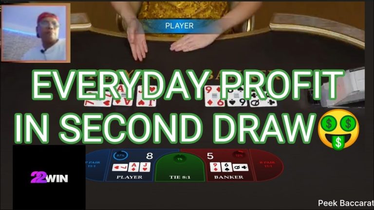 4.5k PANALO SA 2nd draw, WATCH AND LEARN#baccarat#baccaratstrategy