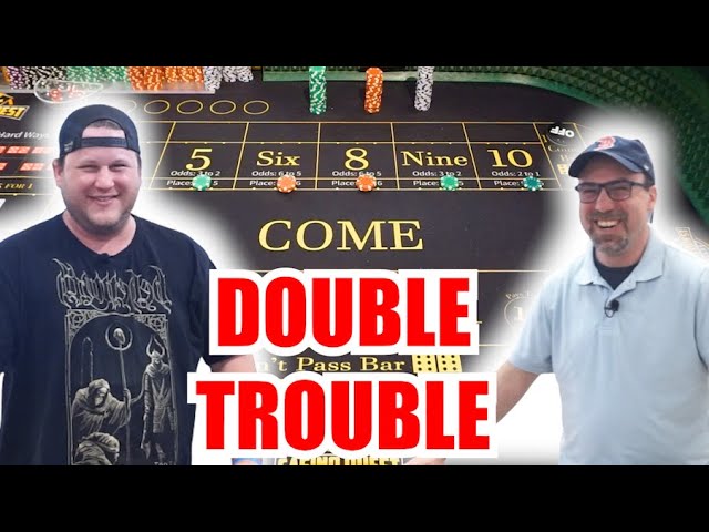 DOUBLE TROUBLE 30 Roll Craps Challenge – WIN BIG or BUST #320