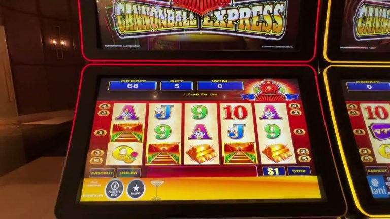 EPIC Win on Cannonball Express from Freeplay winnings! Rollercoaster with attitude!