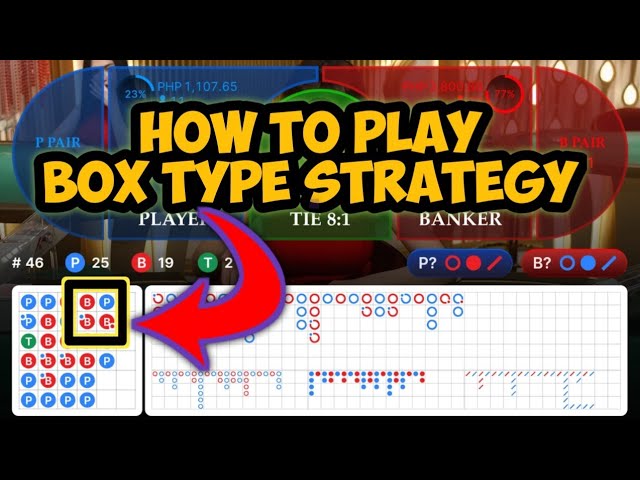 HOW TO PLAY BOX TYPE STRATEGY IN MOSR EFFECTIVE WAY | BACCARAT