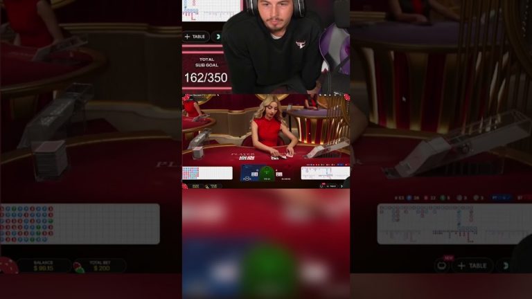 HUGE ALL IN BACCARAT HAND DID THIS..