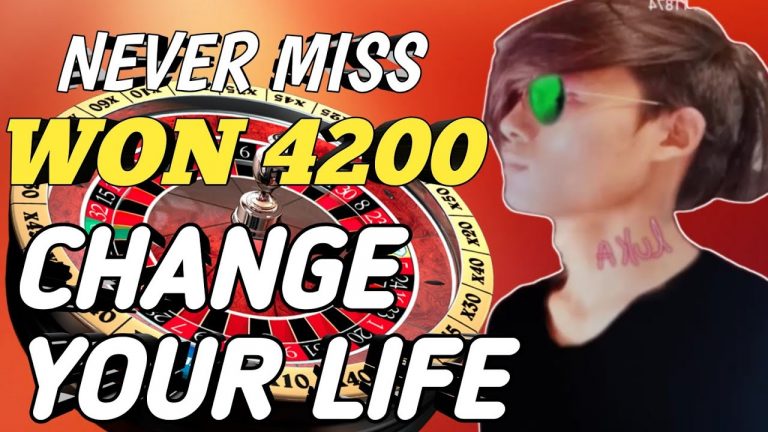 NEVER MISS CHANGE YOUR LIFE WON 4200 / Roulette Strategy To Win #money #earnmoneyonline #casino