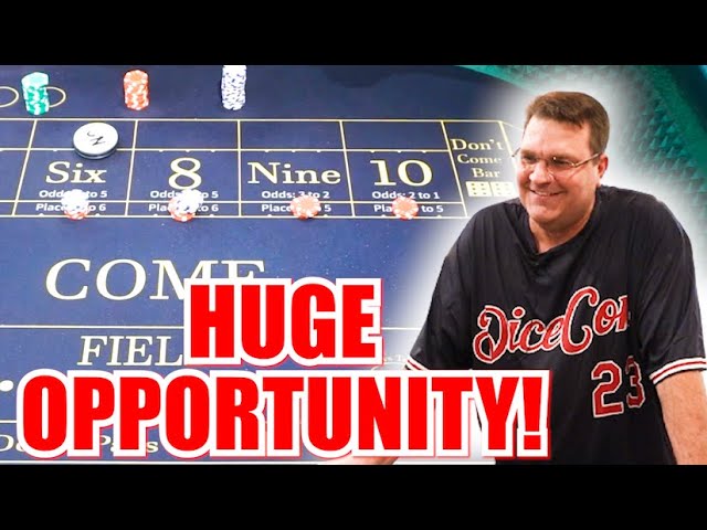 OPPORTUNIST 30 Roll Craps Challenge – WIN BIG or BUST #329