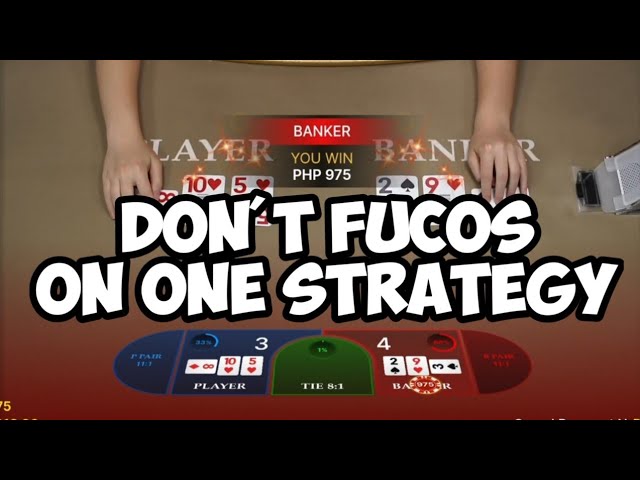 THE IMPORTANCE OF USING DIFFERENT STRATEGIES #baccarat