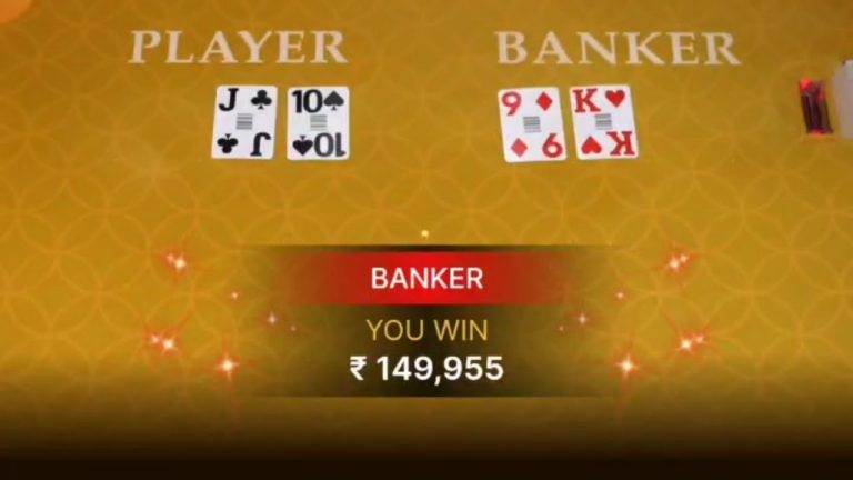 Today i won 150k in 10 minutes in baccarat live casino