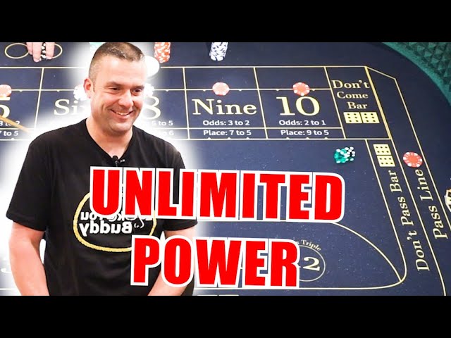 UNLIMITED POWER 30 Roll Craps Challenge – WIN BIG or BUST #332