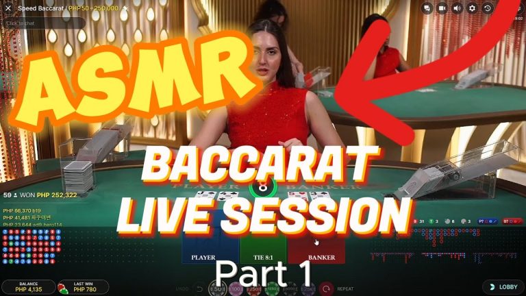 [ASMR] Baccarat: Live Session Part 1